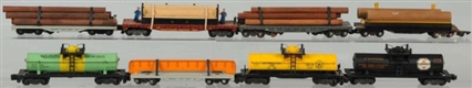 LOT OF 8: AMERICAN FLYER S-GAUGE FREIGHT CARS.    
