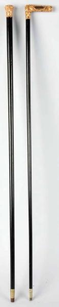 Lot Detail - LOT OF 2: WALKING STICK CANES.