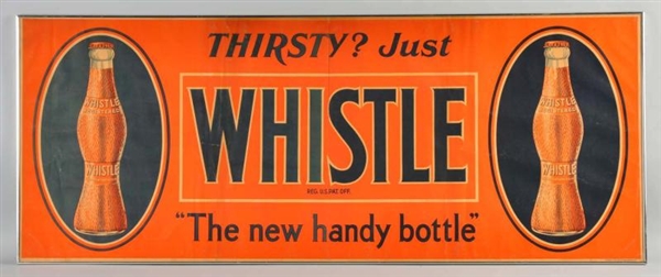 PAPER WHISTLE OUTDOOR BANNER.                     