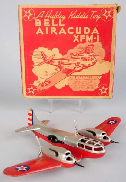 DIECAST HUBLEY BELL AIRACUDA XFM-1 AIRPLANE TOY.  