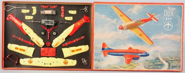 TIN LITHO DUX CIVILIAN AIRPLANE CONSTRUCTOR SET.  