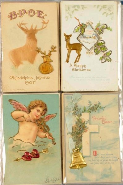 LOT OF 40: HOLIDAY POSTCARDS.                     