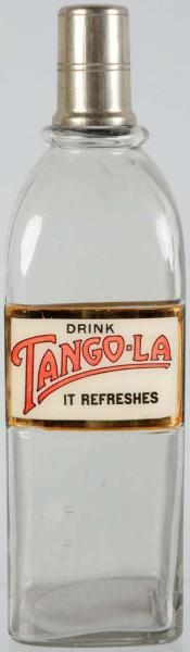 TANGO-LA LABEL UNDER GLASS SYRUP BOTTLE.          