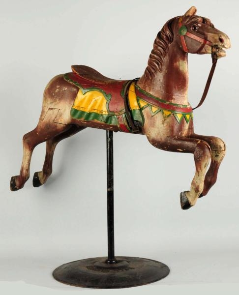 CIRCA 1900 ARMITAGE-HERSCHELL TRACK MACHINE HORSE 