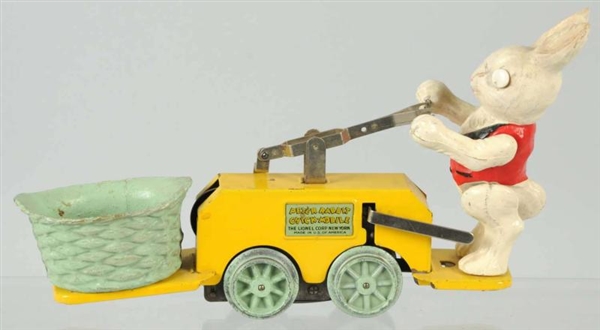 LIONEL PETER RABBIT CHICK MOBILE HANDCAR.         