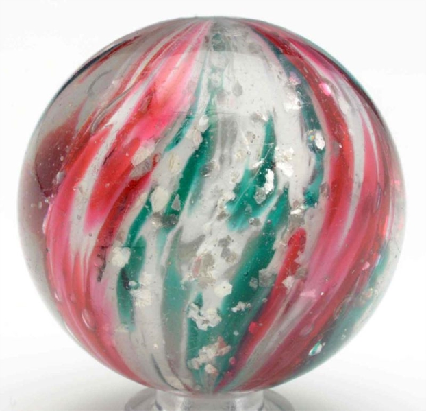 4-LOBED ONIONSKIN MARBLE WITH MICA.               