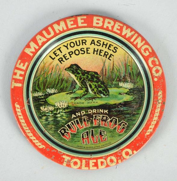 BULL FROG ALE TIP TRAY.                           