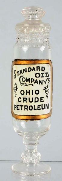 STANDARD OIL COMPANY GLASS BOTTLE & STOPPER.      