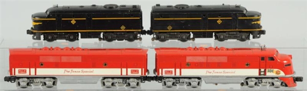 LOT OF 4: LIONEL TEXAS SPECIAL & ERIE AB UNITS.   