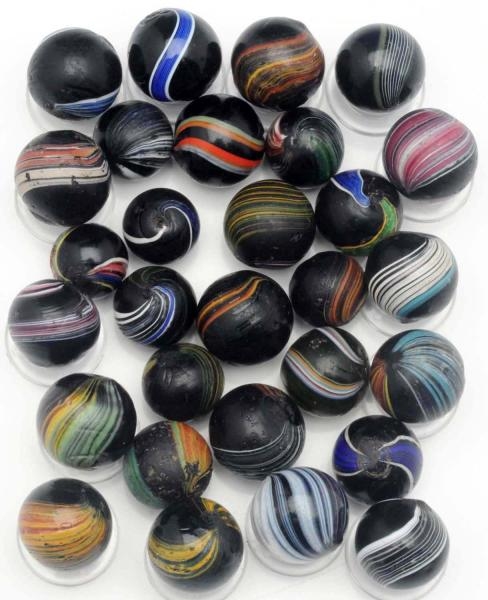 LOT OF APPROXIMATELY 29: INDIAN MARBLES.          