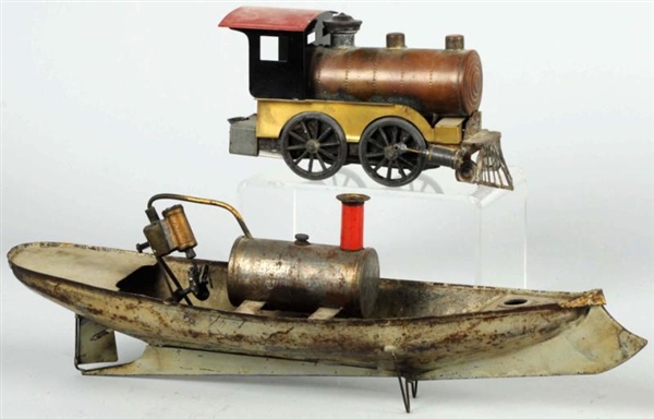 LOT OF 2: WEEDEN LIFE STEAM VEHICLE TOYS.         