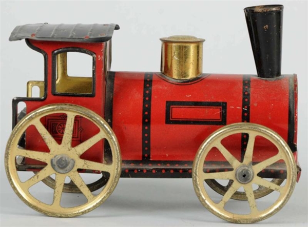 TIN LITHO WIND-UP TRAIN ENGINE.                   