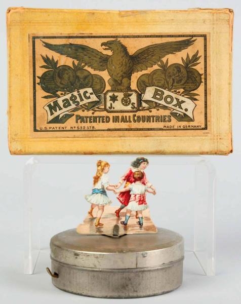 EARLY JEAN SCHOENNER MAGIC BOX TOY.               