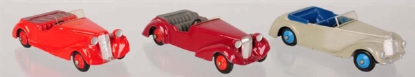 LOT OF 3: DIECAST DINKY TOY VEHICLES.             