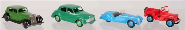 LOT OF 4: DIECAST DINKY TOY VEHICLES.             