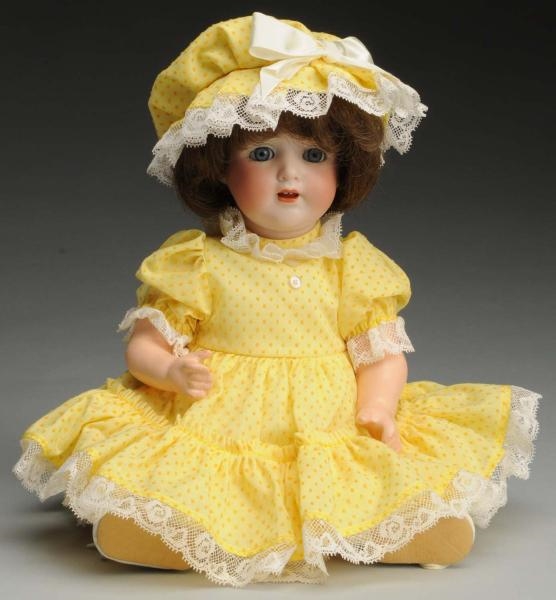 CUTE GERMAN BISQUE CHARACTER BABY DOLL.           