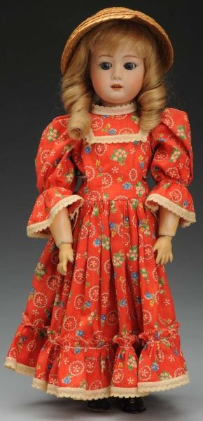 WINSOME GERMAN BISQUE CHILD DOLL.                 