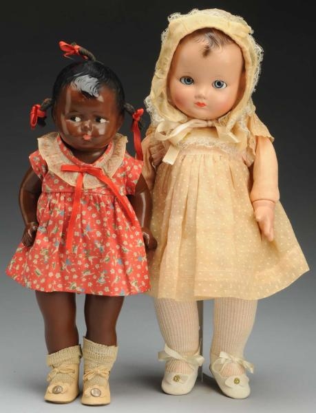 LOT OF 2 COMPOSITION EFFANBEE DOLLS.              