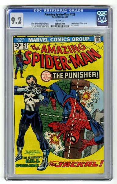 AMAZING SPIDER-MAN #129 CGC 9.2 MARVEL COMICS.    