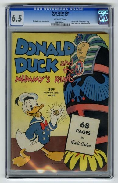 FOUR COLOR #29 CGC 6.5 DELL PUBLISHING 9/43.      