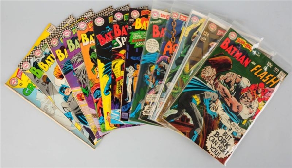LOT OF 14: 1960S BRAVE & THE BOLD COMIC BOOKS.    