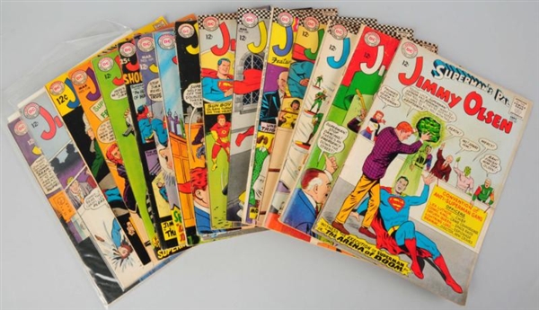 LOT OF 17: SUPERMANS PAL JIMMY OLSEN COMIC BOOKS 