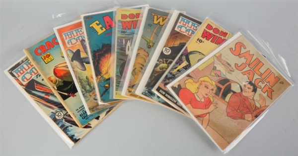 LOT OF 10: 1940S-50S WAR & COMBAT COMIC BOOKS.    