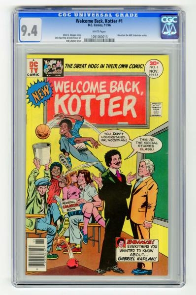 WELCOME BACK KOTTER #1 CGC 9.4 D.C. COMICS 11/76. 