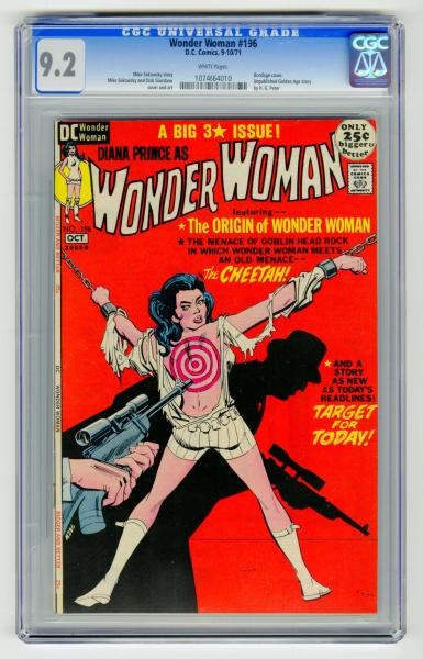 WONDER WOMAN #196 CGC 9.2 D.C. COMICS 9-10/71.    