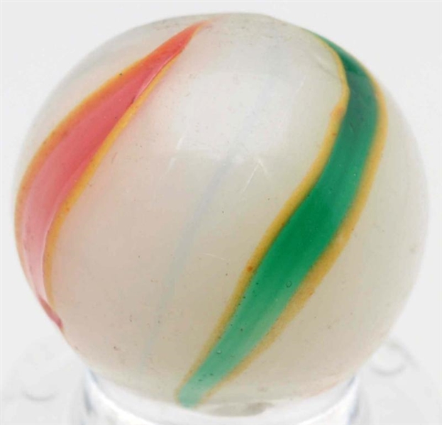 UNUSUAL 4-BANDED OPAQUE MARBLE.                   
