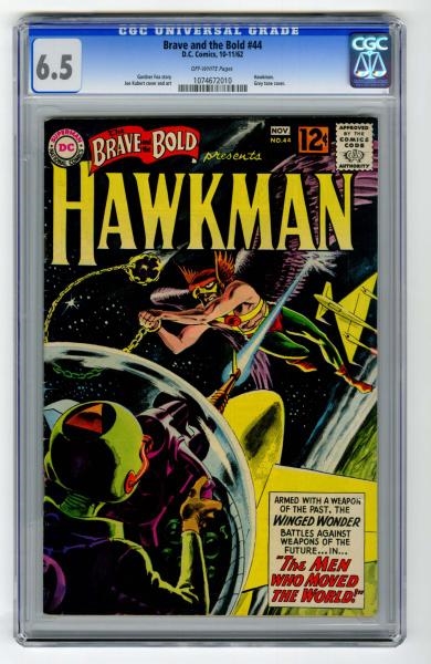 BRAVE AND THE BOLD #44 CGC 6.5 D.C. COMICS.       