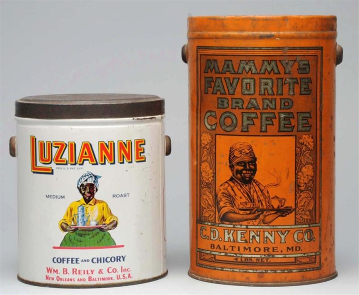 LUZIANNE & MAMMYS COFFEE TINS.                   
