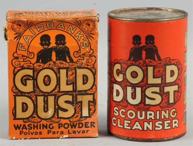 GOLD DUST CLEANSER & WASHING POWDER CONTAINERS.   