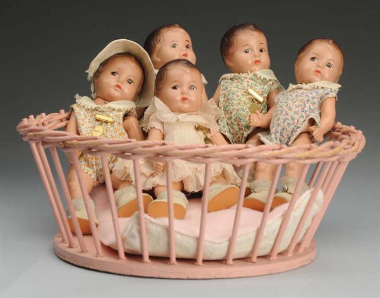 LOT OF DIONNE QUINTUPLETS.                        