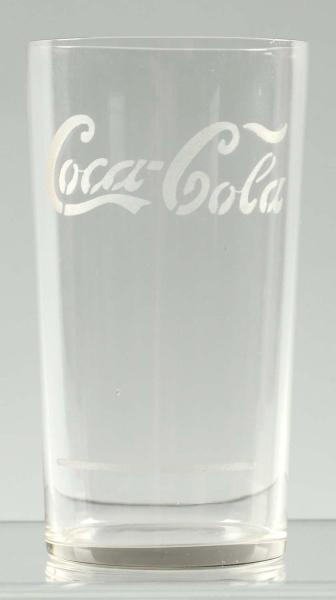 1903-04 STRAIGHT SIDED COCA-COLA FOUNTAIN GLASS.  