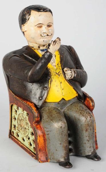 CAST IRON TAMMANY HALL MECHANICAL BANK.           