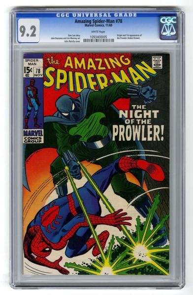 AMAZING SPIDER-MAN #78 CGC 9.2 MARVEL COMICS.     