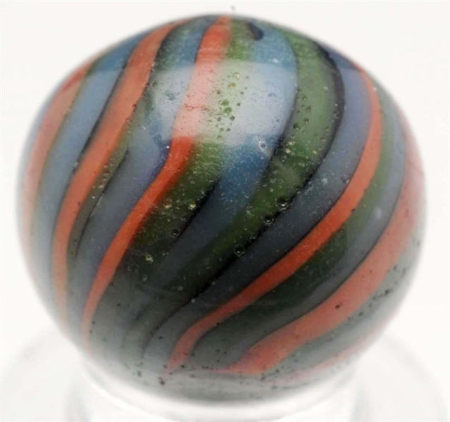 UNUSUAL CASED CLAMBROTH-TYPE MARBLE.              