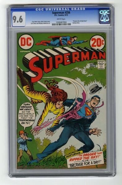 SUPERMAN #256 CGC 9.6 D.C. COMICS 9/72.           