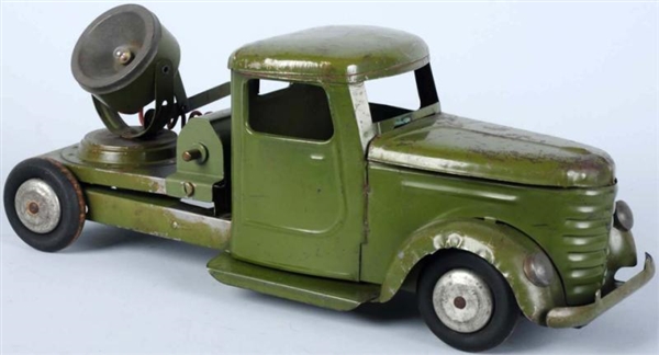 PRESSED STEEL SEARCHLIGHT TRUCK TOY.              
