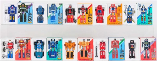 MACHINE ROBO COLLECTION GROUP OF #1-10.           