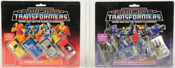 TRANSFORMERS MICROMASTERS AFA JETS & CARS SET.    
