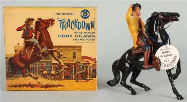 HARTLAND HOBY GILMAN FIGURE ON HORSE.             