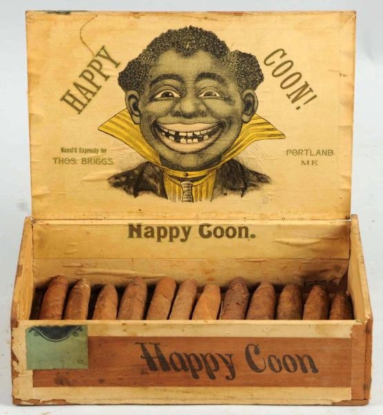 HAPPY COON CIGAR BOX.                             