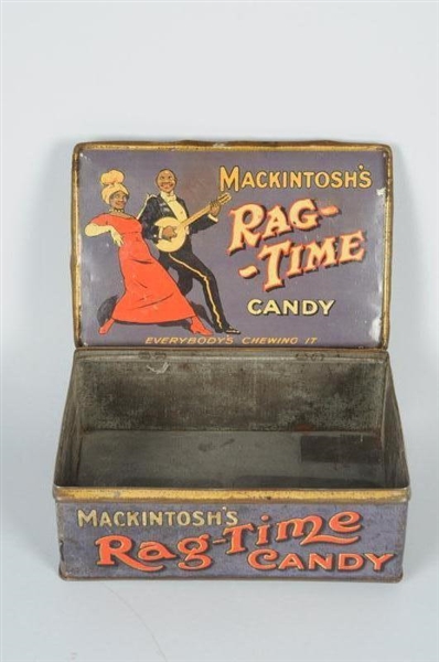 MACKINTOSHS RAG TIME CANDY TIN.                  
