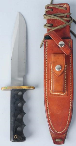 RANDALL MADE SABER GROUND CLIP POINT BOWIE KNIFE. 