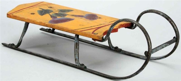 SMALL HAND-PAINTED SLEIGH.                        