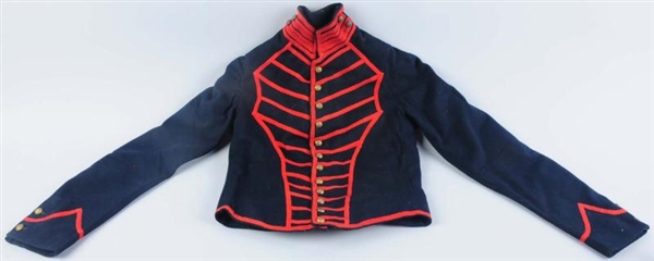 MILITARY COAT WITH RED STRIPES.                   