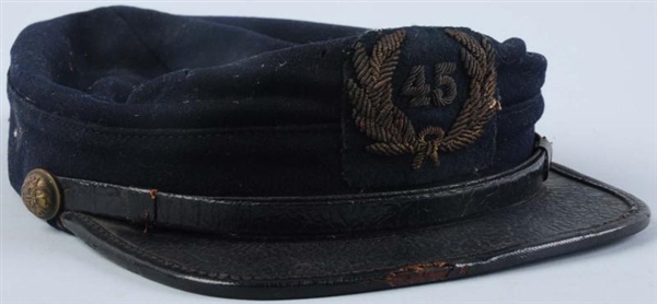 MILITARY HAT WITH "45" LOGO.                      