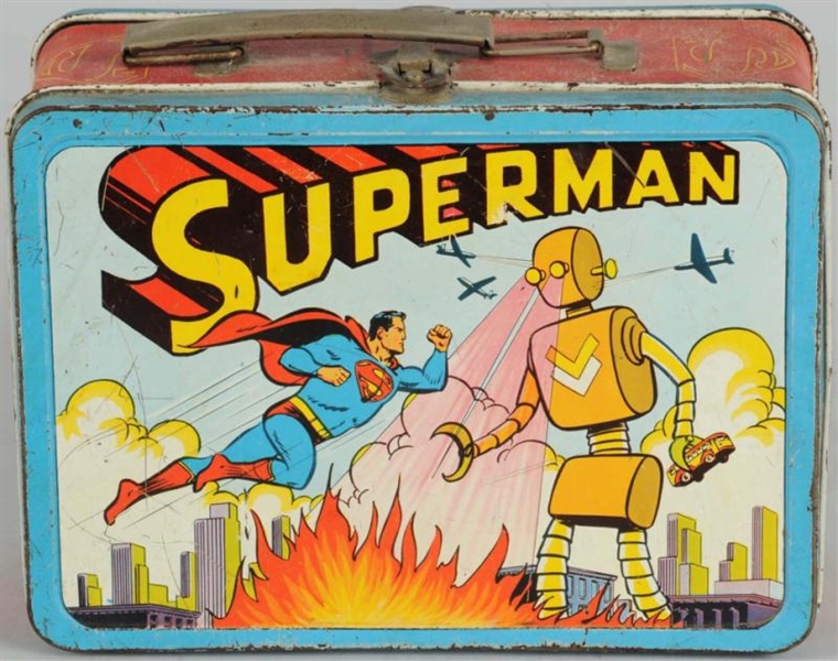 VINTAGE SUPERMAN LUNCHBOX.                        